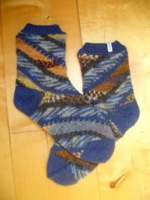 Socken - Spiralnebel - Strickanleitung